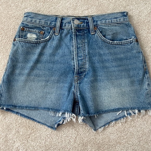 NWT Re/Done Jean Shorts - Picture 6 of 8